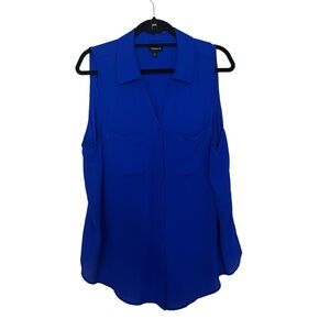 TORRID Madison Georgette Button-Up Sleeveless Shirt Size 2